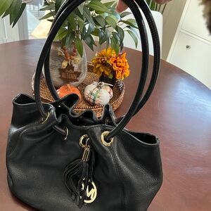Black Leather Women's Bag